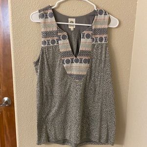 Anthropologie Tunic Sleeveless Top